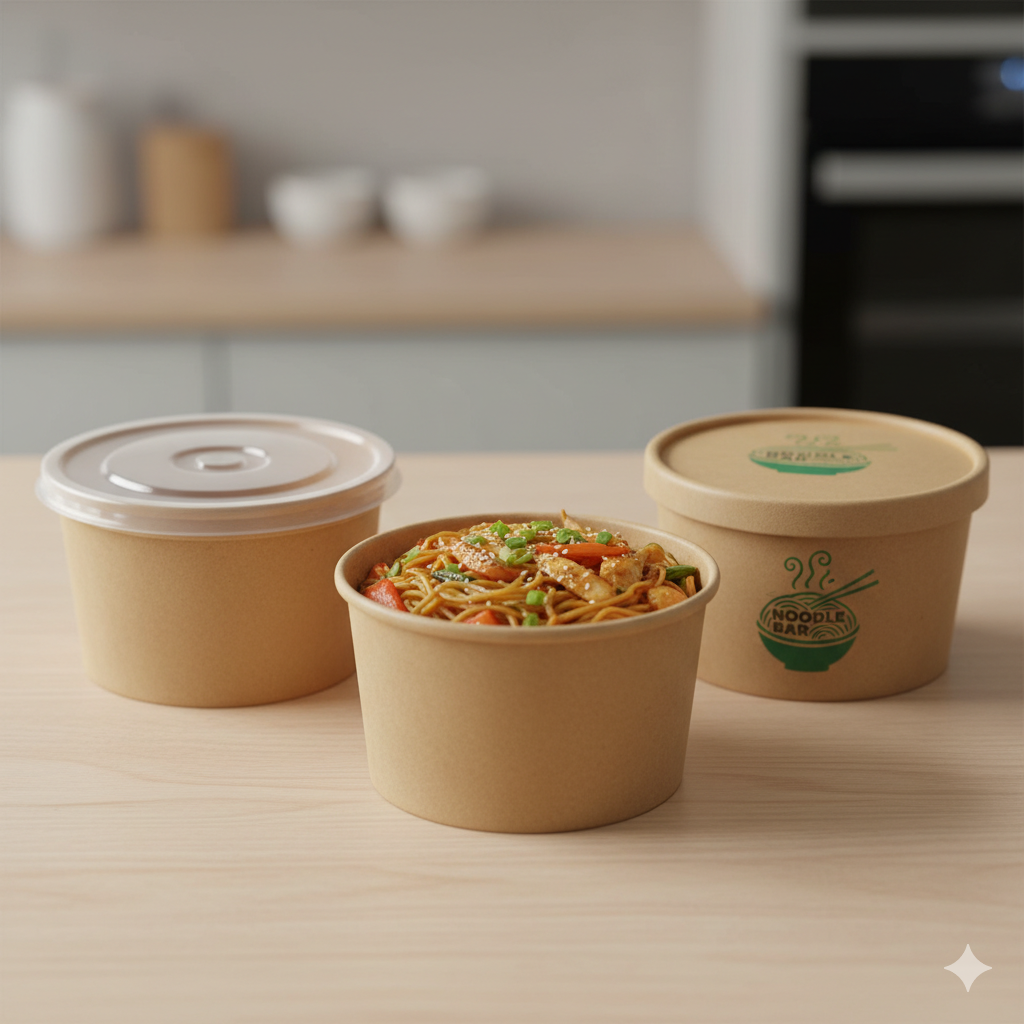 16 oz Round Bottom Takeaway Food Pails