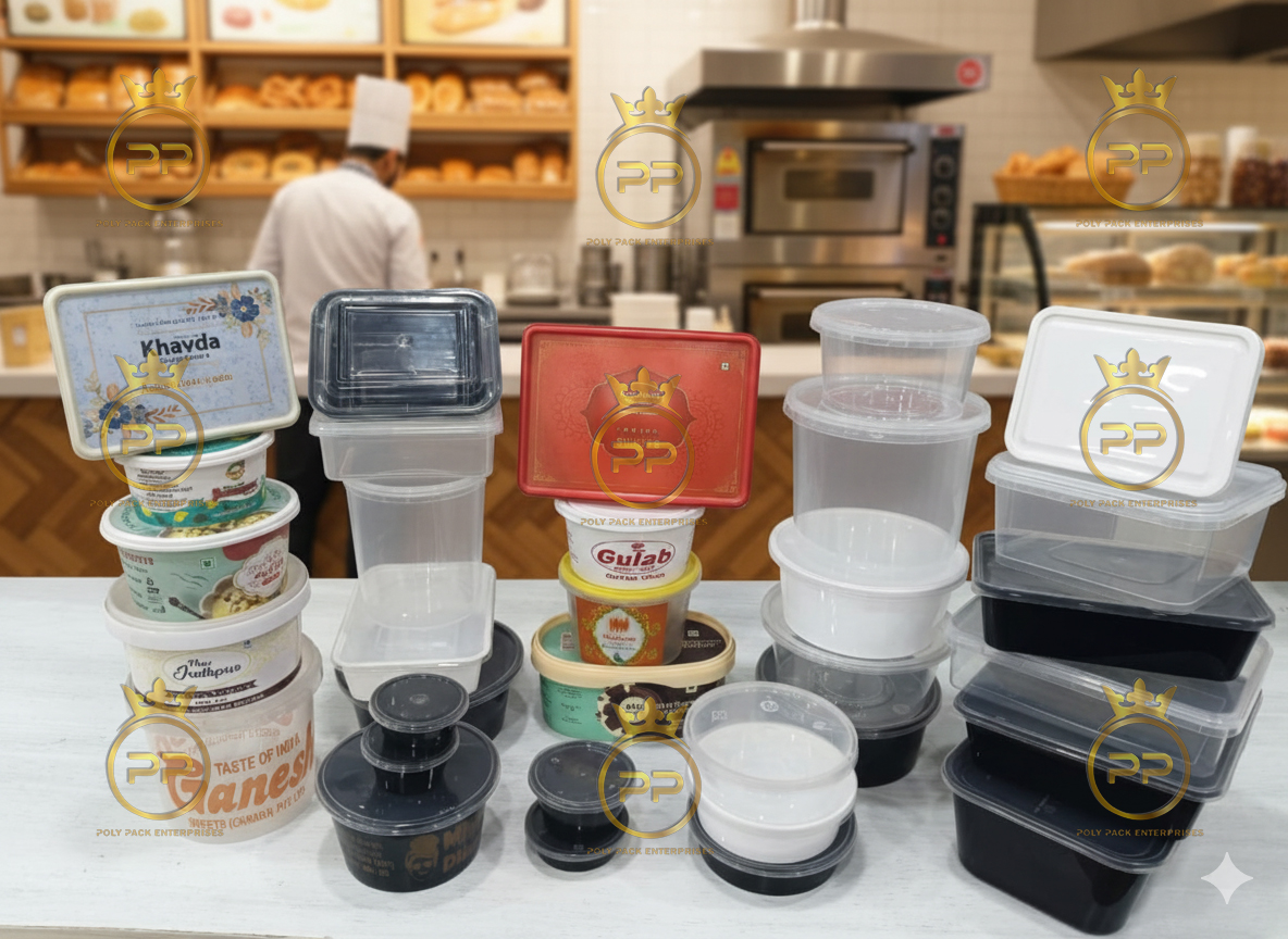 Plastic food containers